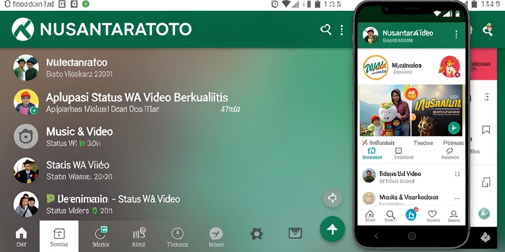 Tampilan antarmuka NUSANTARATOTO untuk status video yang menarik dan mudah digunakan.