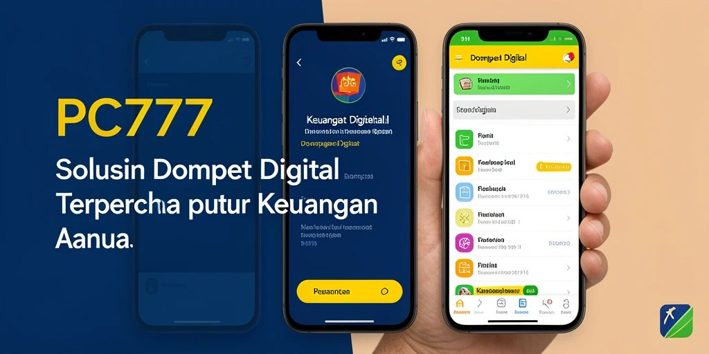 Antarmuka PC777 yang menarik dan mudah digunakan untuk transaksi keuangan.