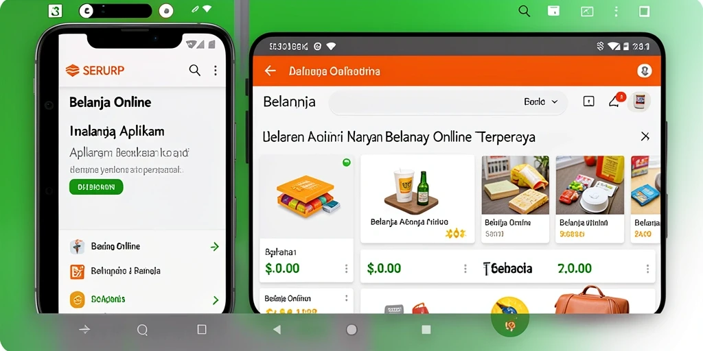 Tampilan antarmuka aplikasi SERURP yang modern dan mudah digunakan.